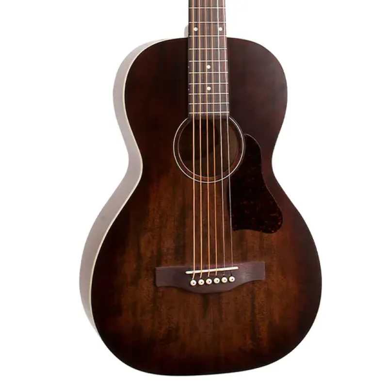 Art & Lutherie Roadhouse Parlour Electro Acoustic Guitar in Bourbon Burst (AL042395 Made in Canada)