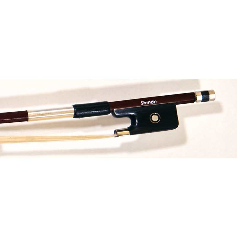 Shindo 100 Series 16.5" Size Brazilwood Viola Bow (VLA.100.BW.O.165) - Image 5
