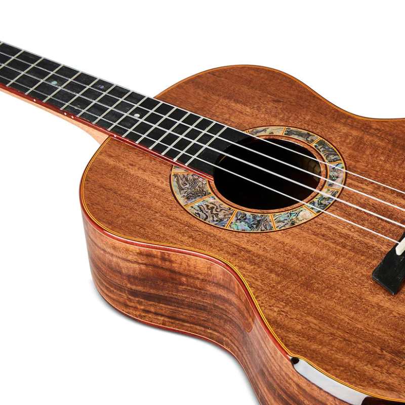 Snail S60B Flamed Acacia Baritone Ukulele - Image 2