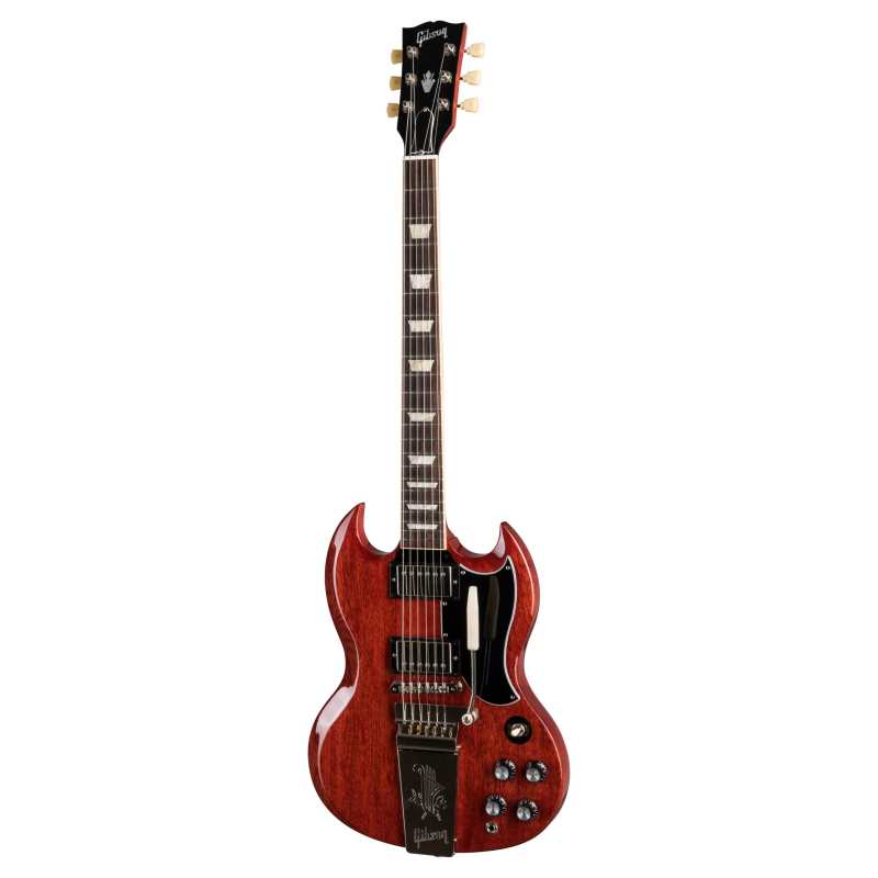 Gibson SG Standard 61 Maestro Vibrola in Vintage Cherry with Hardcase (SG61V00VENH1) - Image 3