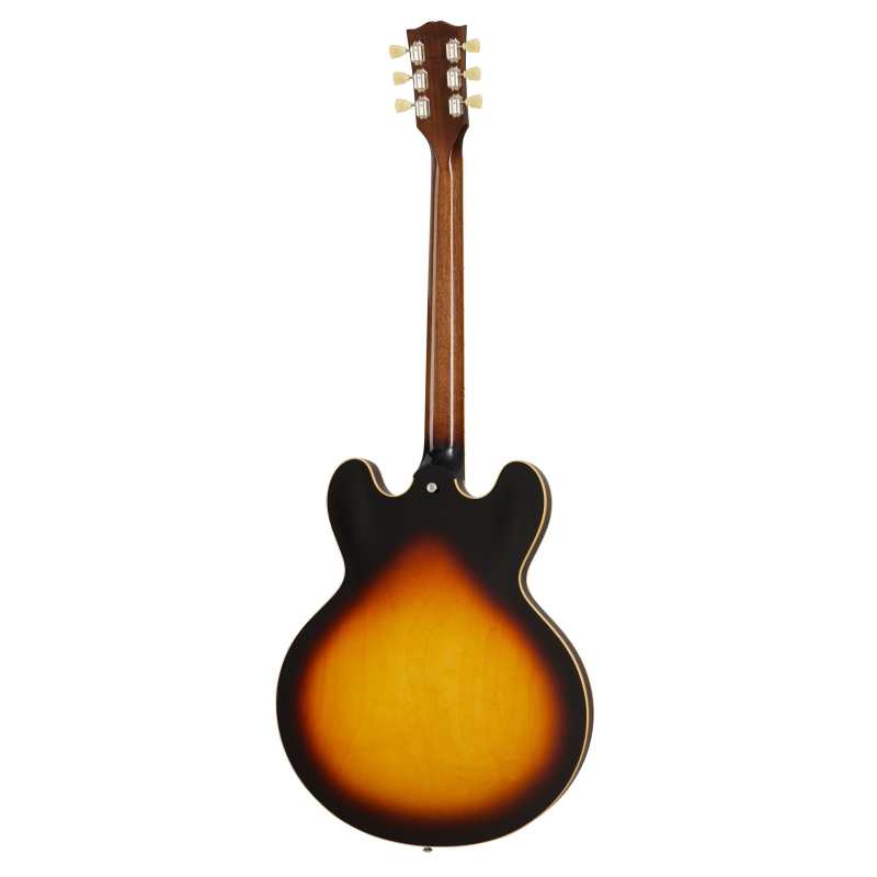 Gibson ES335 Double-cut Semi-hollow Body in Vintage Burst with Hardcase (ES3500VBNH1) - Image 5