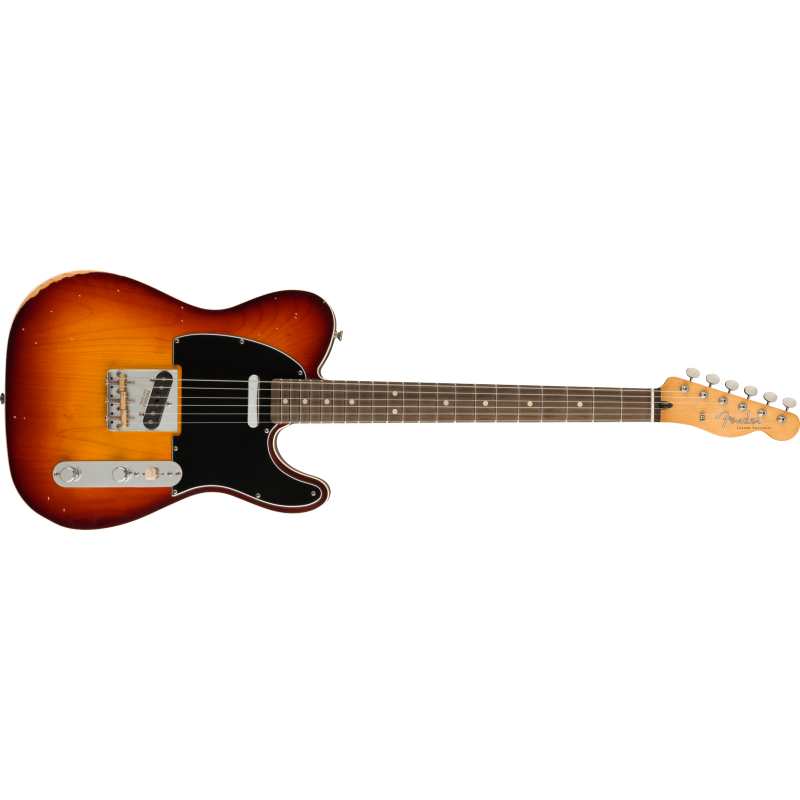 Fender Jason Isbell Custom Telecaster in 3-Colour Chocolate Burst with Gig Bag - Image 4