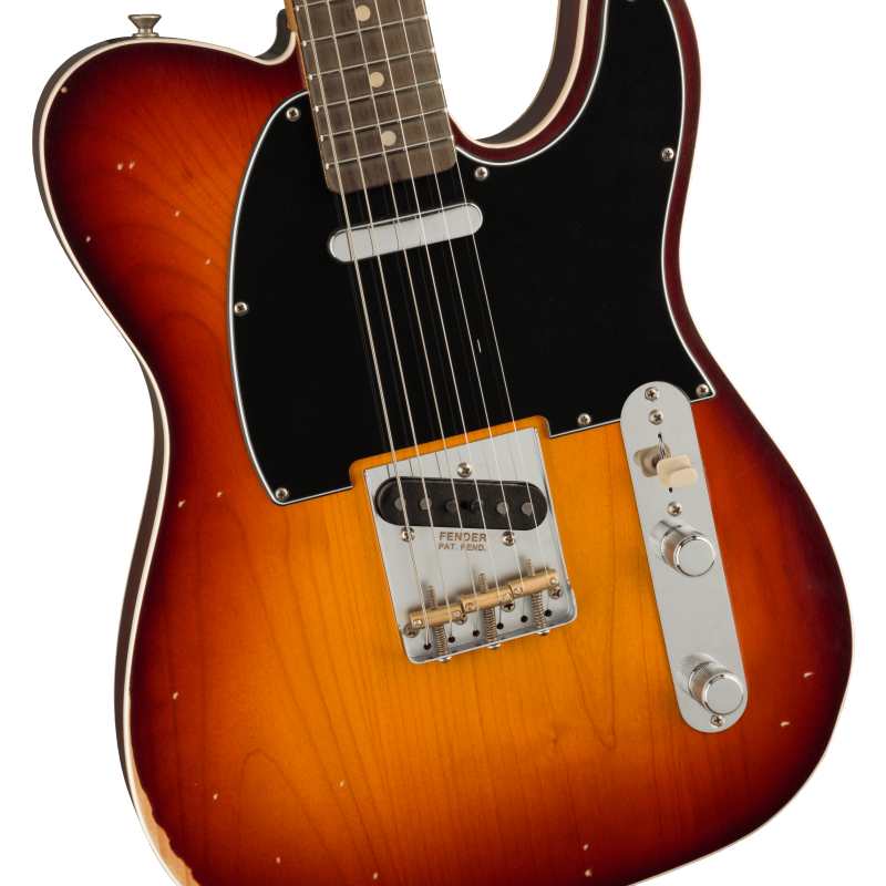Fender Jason Isbell Custom Telecaster in 3-Colour Chocolate Burst with Gig Bag - Image 6