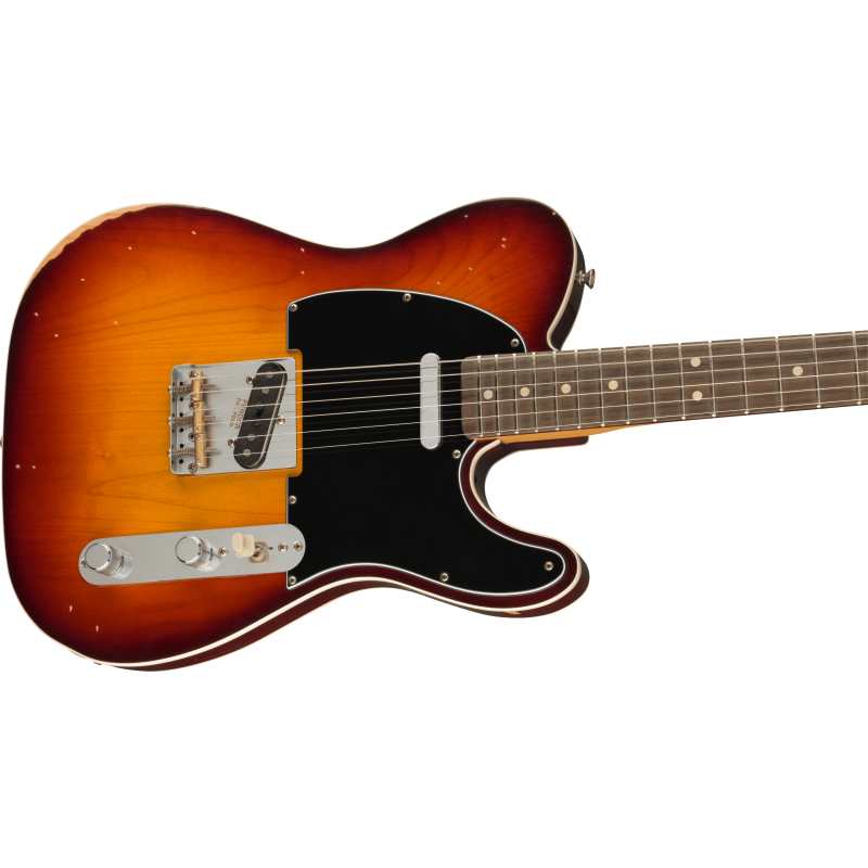 Fender Jason Isbell Custom Telecaster in 3-Colour Chocolate Burst with Gig Bag - Image 7