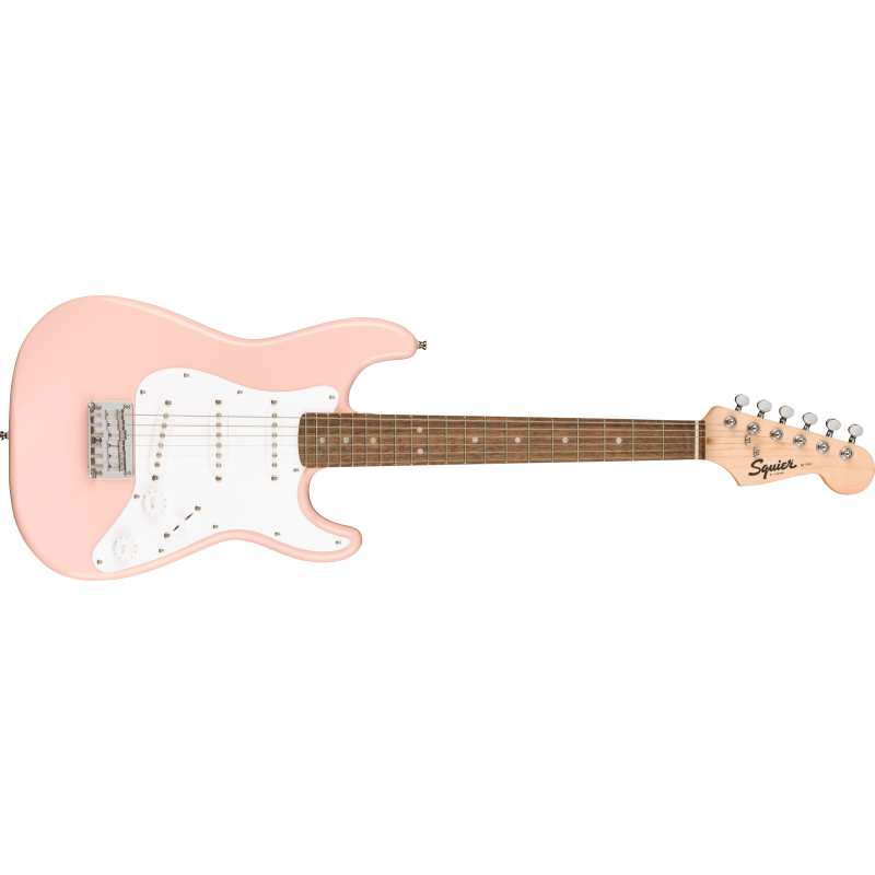 Squier Mini Stratocaster, Shell Pink - Image 4