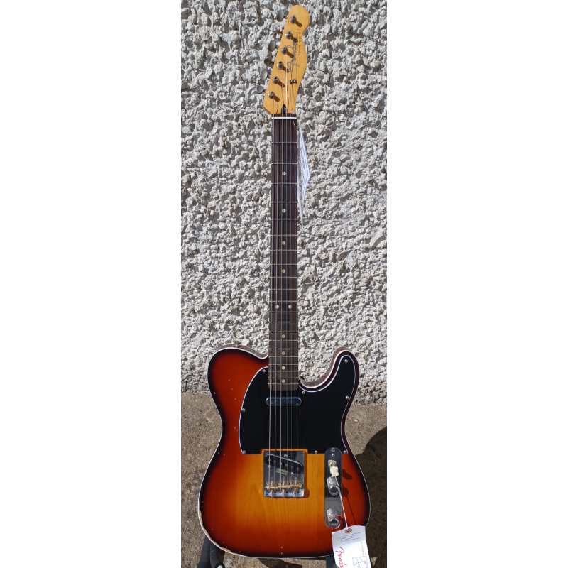 Fender Jason Isbell Custom Telecaster in 3-Colour Chocolate Burst with Gig Bag - Image 31