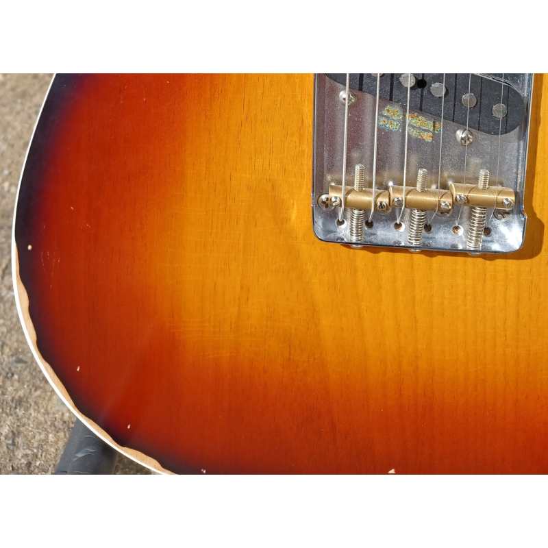 Fender Jason Isbell Custom Telecaster in 3-Colour Chocolate Burst with Gig Bag - Image 9