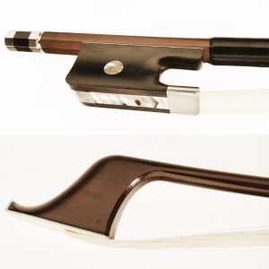 Shindo 800 Series 3/4 Size French Style Pernambuco Double Bass Bow (CBF.800.PW.R.34)
