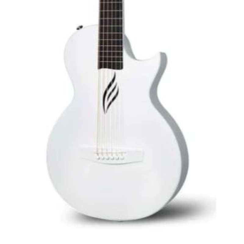Enya Nova Go SP1 White Carbon Fibre Smart Electro Acoustic Guitar