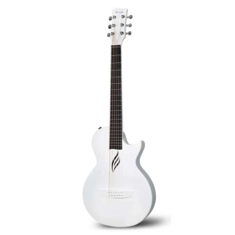 Enya Nova Go SP1 White Carbon Fibre Smart Electro Acoustic Guitar - Image 2