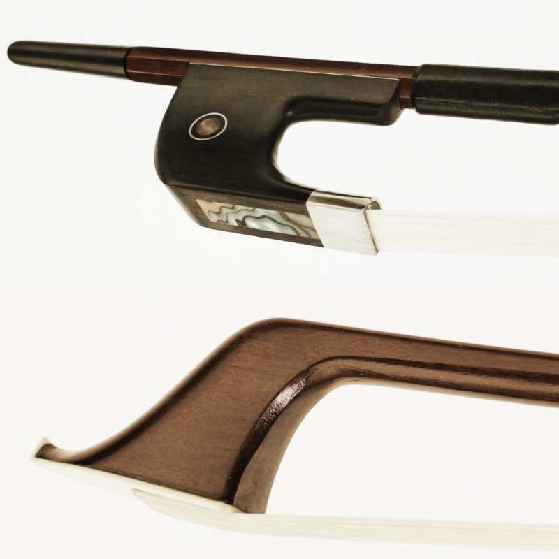Shindo 500 3/4 Size German Style Pernamuco Double Bass Bow (CBG.500.PW.R.34)