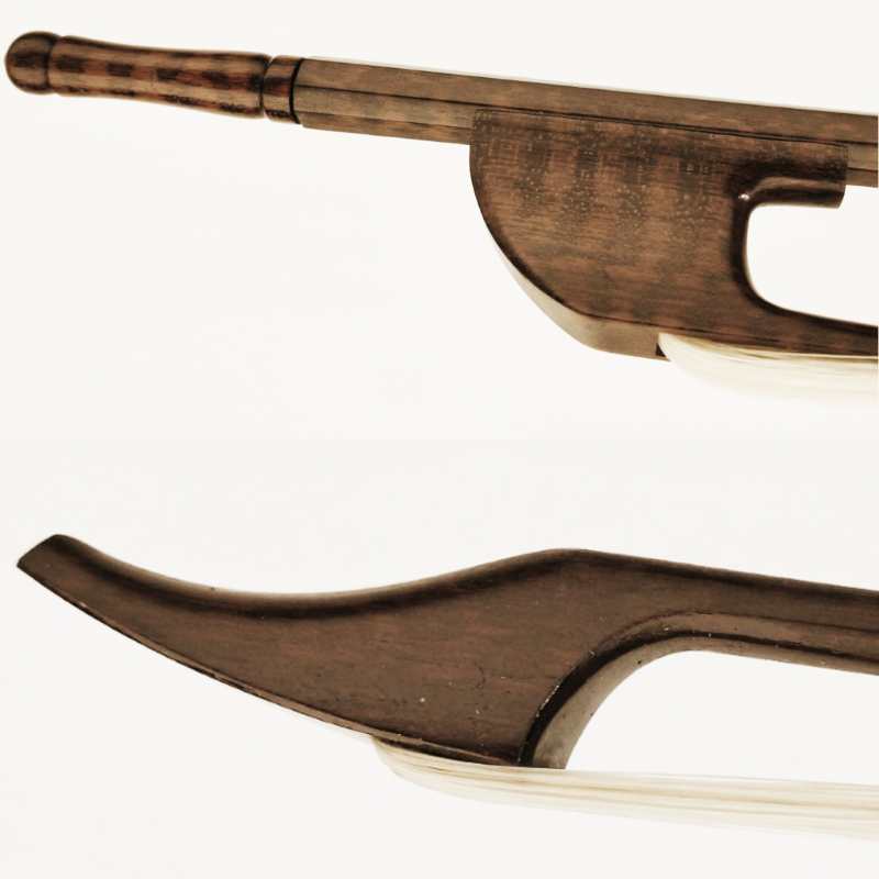 Shindo 700 Series 3/4 Size German Style Baroque Snakewood Double Bass Bow (CBG.700.SW)