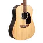 Martin DX2E Brazilian HPL X-series 12-string Electro Acoustic Guitar in Natural with Softshell Case
