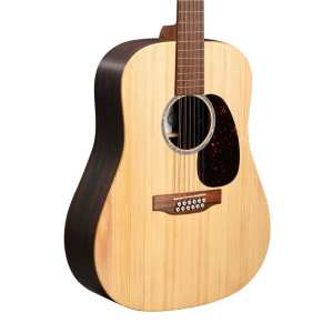 Martin DX2E Brazilian HPL X-series 12-string Electro Acoustic Guitar in Natural with Softshell Case