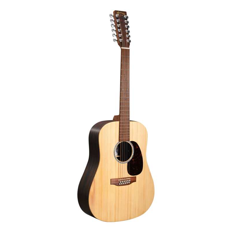 Martin DX2E Brazilian HPL X-series 12-string Electro Acoustic Guitar in Natural with Softshell Case - Image 2