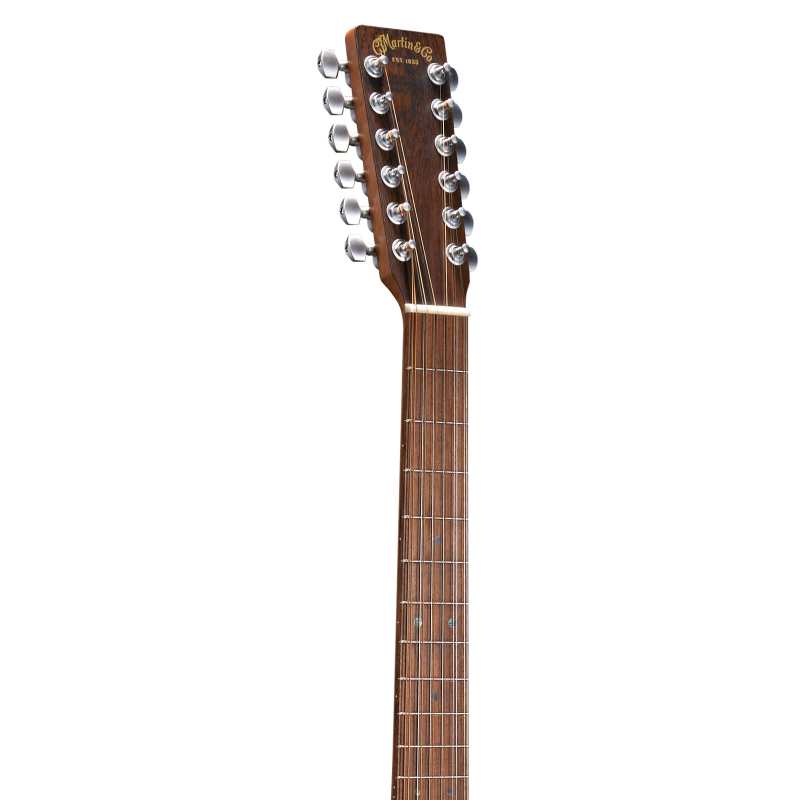 Martin DX2E Brazilian HPL X-series 12-string Electro Acoustic Guitar in Natural with Softshell Case - Image 3