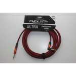 Tanglewood Flex Ultra 20ft (6 metre) Guitar / Instrument Cable in Merlot with Straight Jack to Angled Jack (FX6-M-A)
