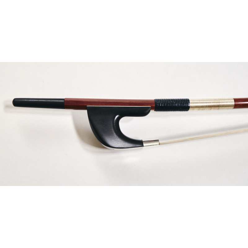 Shindo 1000 Series 3/4 German Style Pernambuco Double Bass Bow (CBG.1000.PW.R.34) - Image 5