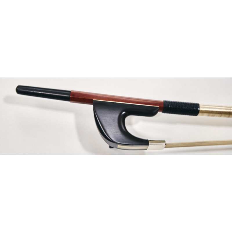 Shindo 1000 Series 3/4 German Style Pernambuco Double Bass Bow (CBG.1000.PW.R.34) - Image 7