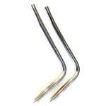 Pair of Solid Chrome Piano Book Holders (Piano Accessories PA710C)