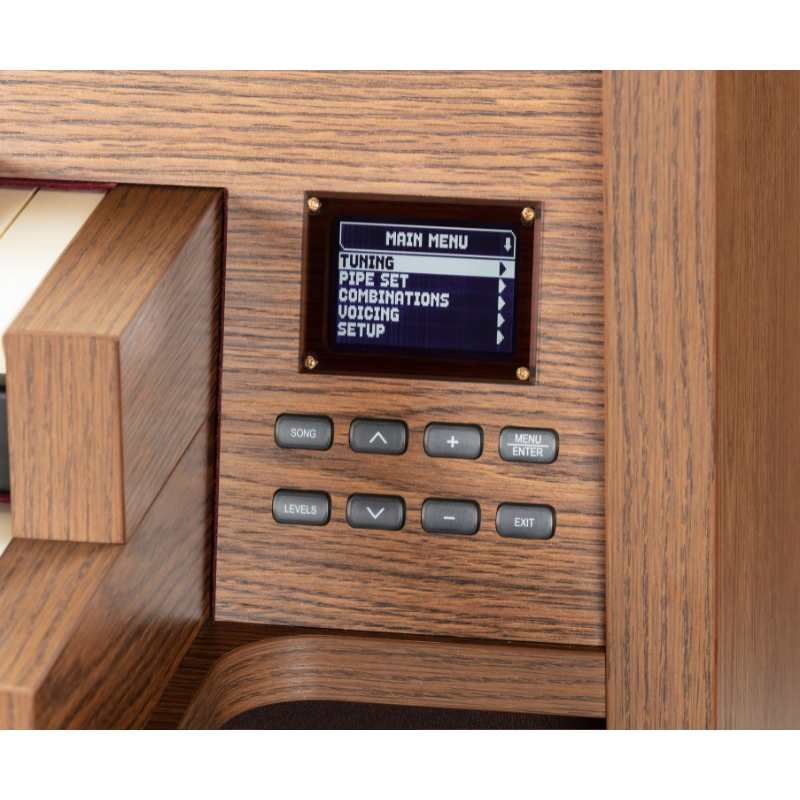 Viscount Ensign Compact 35 Organ Available in Either Dark or Light Oak Simulated Wood Finish - Image 5
