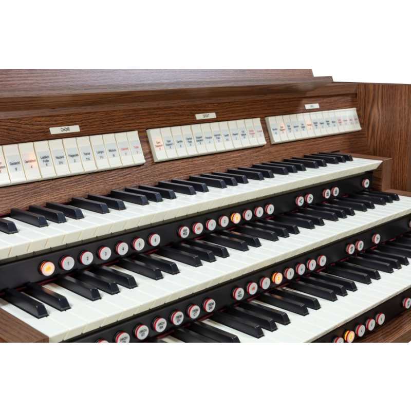 Viscount Ensign Compact 45 Available in Either Dark & Light Oak Simulated Wood Finishes - Image 6