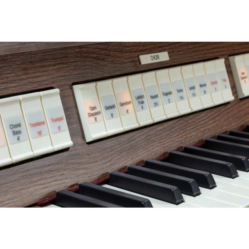 Viscount Ensign Compact 45 Available in Either Dark & Light Oak Simulated Wood Finishes - Image 3