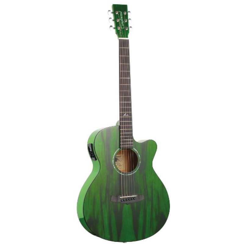 Tanglewood TA4CE-GR Azure Electro Acoustic in Aurora Green - Image 3