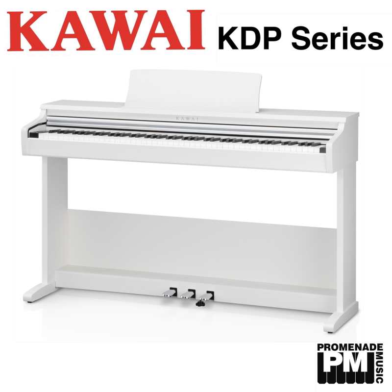 Kawai KDP75 Digital Piano in Satin White (KDP-75W)