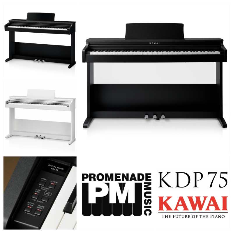 Kawai KDP75 Digital Piano in Satin White (KDP-75W) - Image 2