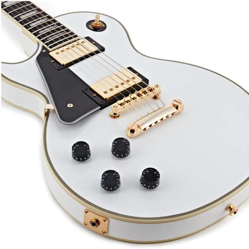 Epiphone Les Paul Custom, Alpine White, Left-handed - Image 5