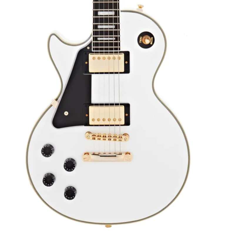 Epiphone Les Paul Custom, Alpine White, Left-handed