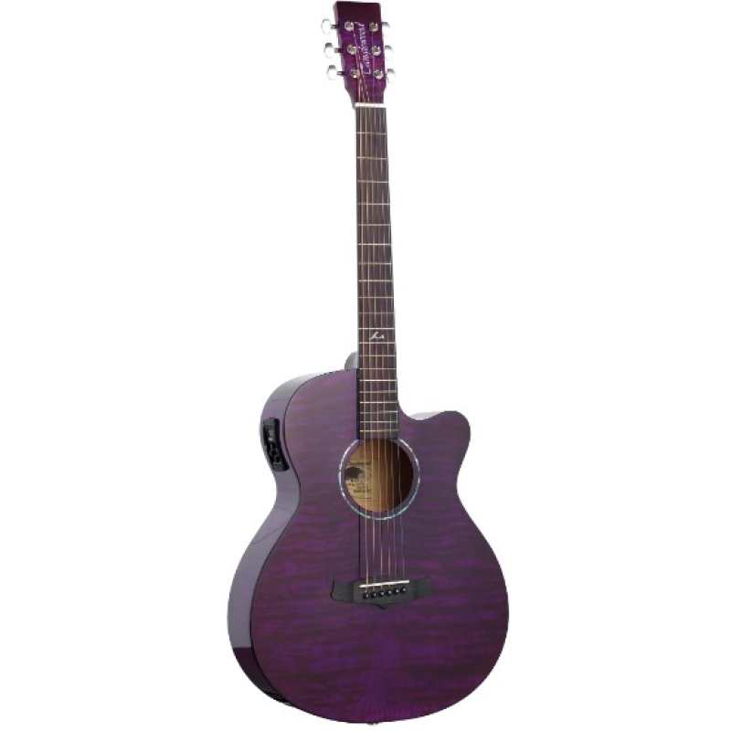Tanglewood TA4CE-PU Azure Electro Acoustic in Foxglove Purple - Image 3