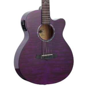 Tanglewood TA4CE-PU Azure Electro Acoustic in Foxglove Purple