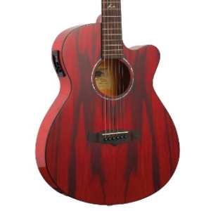 Tanglewood TA4CE-RD Azure Super Folk Electro Acoustic in Shimmering Red