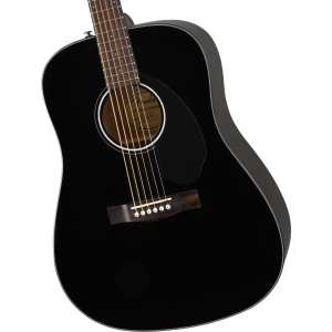 Fender CD-60S Dreadnought Acoustic Guitar in Black (CD60S)