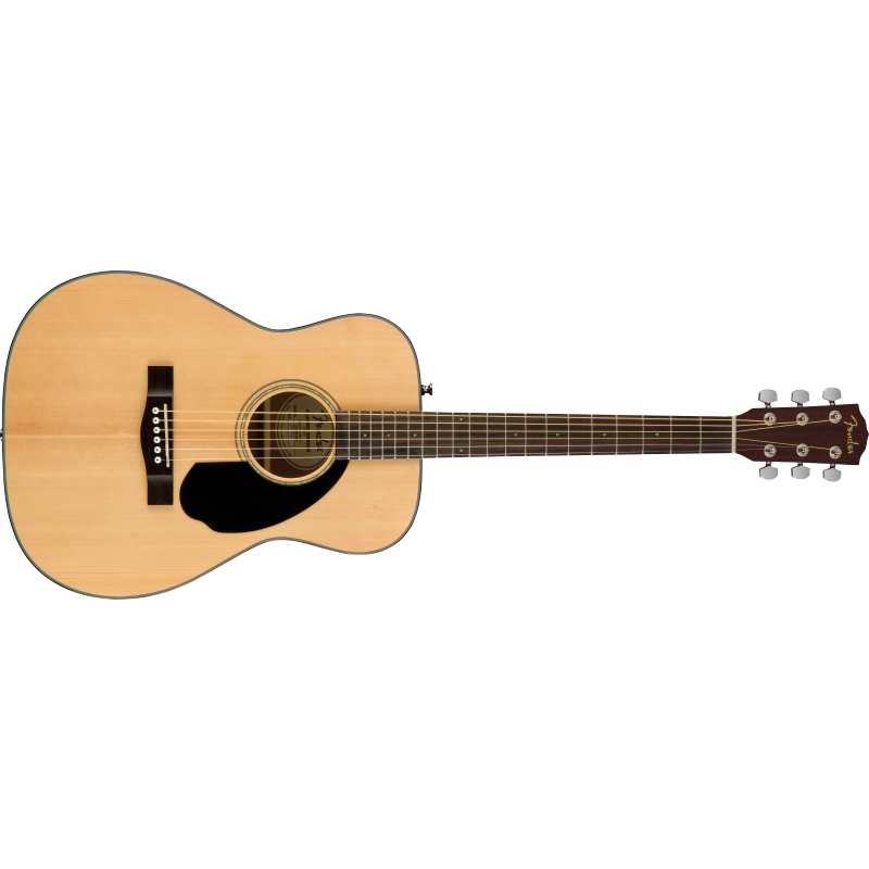 Fender CC60S Concert Sized Acoustic Guitar in Natural - Image 5