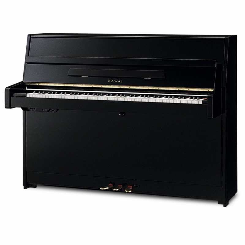 New Kawai K15E ATX3-L Anytime 110cm Tall Upright Piano in Black or White (can be played silently with headphones) Made in Indonesia.