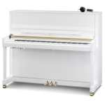 New Kawai K300 ATX4 Anytime 122cm Tall Upright Piano in Polished White (can be played silently with headphones) Made in Indonesia.