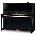 New Kawai K500 ATX4 Anytime 130cm Tall Upright Piano in Ebony Polished Black (can be played silently with headphones) Made in Japan