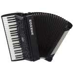 Hohner Bravo III 120 Accordion in Black with Gig Bag & Straps (A16822)
