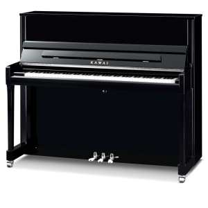 New Kawai K300SL Upright Piano in Ebony Polished Black (122cm) Made in Indonesia.