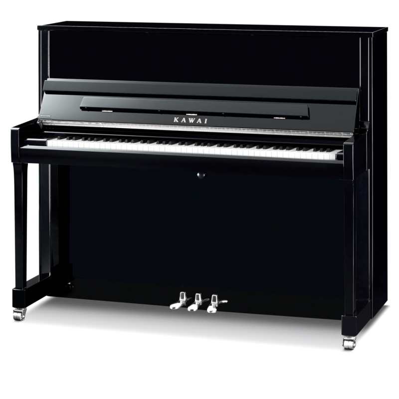 New Kawai K300SL Upright Piano in Ebony Polished Black (122cm) Made in Indonesia.
