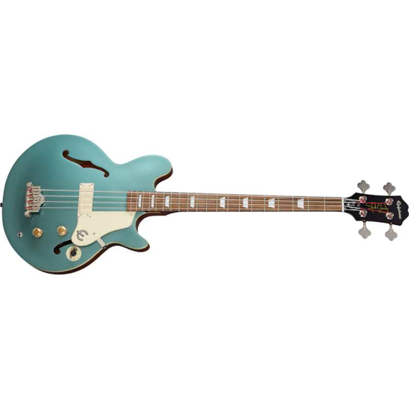Epiphone Jack Casady Bass, Faded Pelham Blue - Image 2