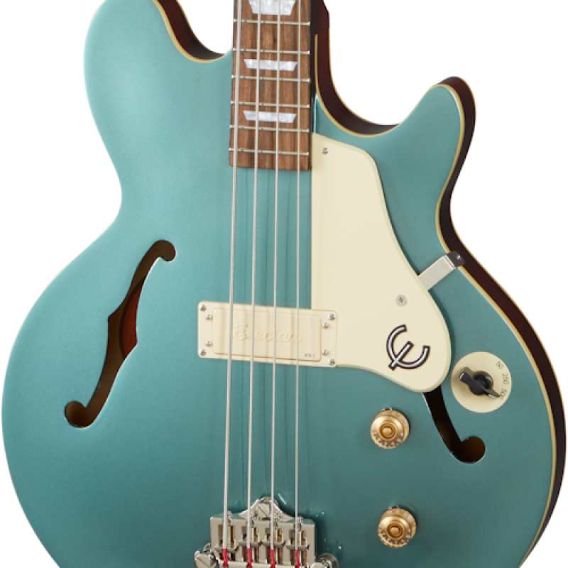 Epiphone Jack Casady Bass, Faded Pelham Blue - Image 3