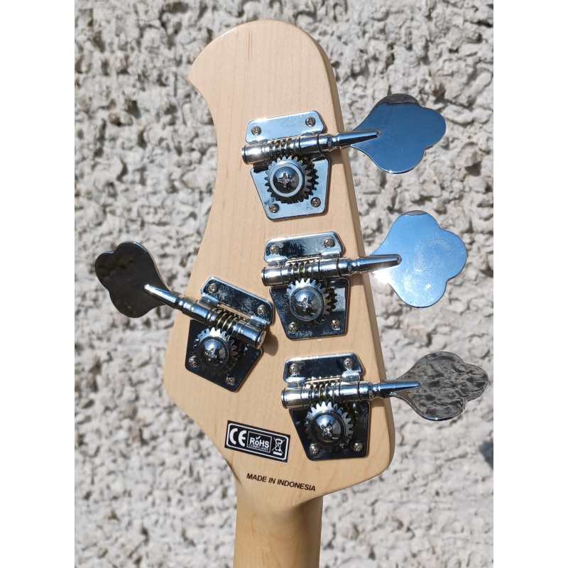 Sterling by MusicMan Stingray Short Scale 4-string Bass Guitar in Daphne Blue with Gig Bag, Secondhand - Image 8