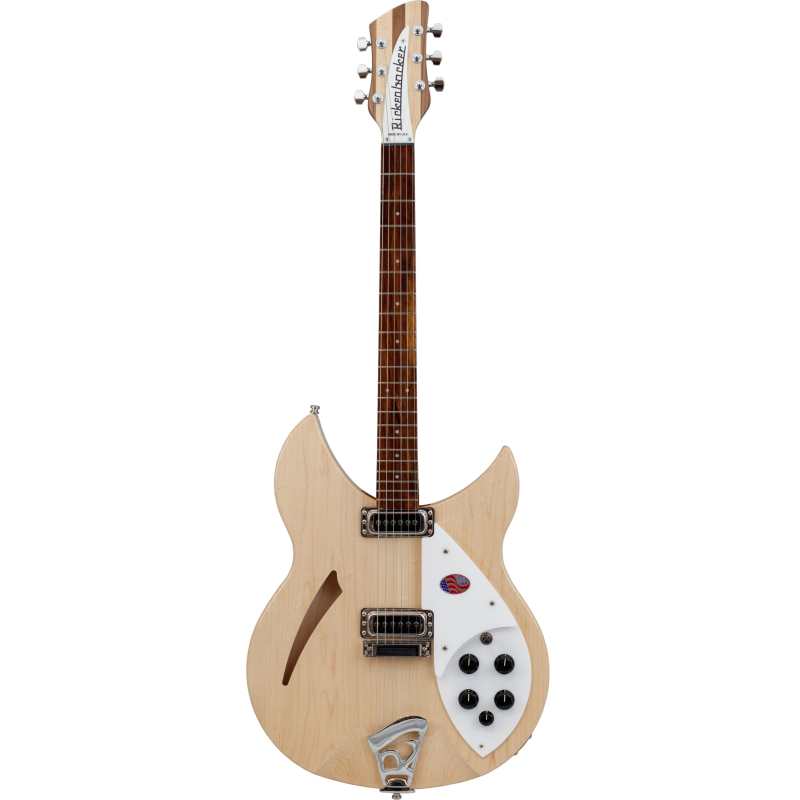 Rickenbacker 330 6-string Semi-hollow Electric Guitar in Mapleglo with Hardcase [50330MG] - Image 3