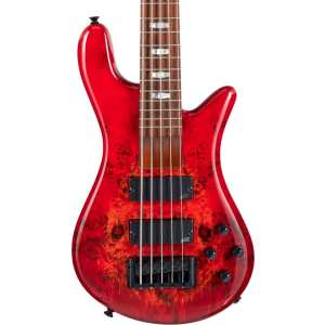Spector Eurobolt 5-String Bass in Inferno Red with Gigbag