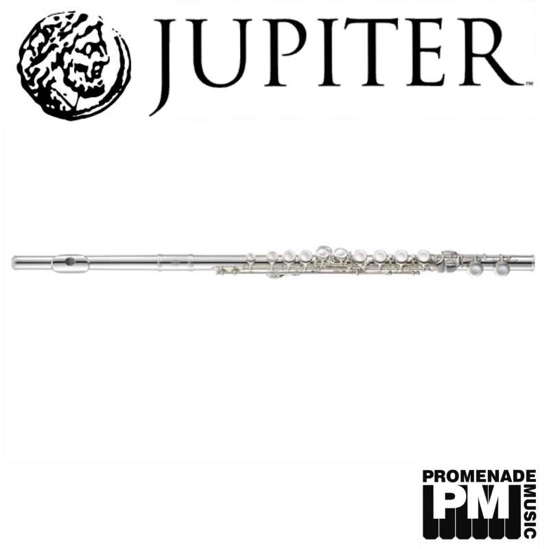 Jupiter JFL700E Silverplated Flute (with split e-mechanism, offset G, case and cover)