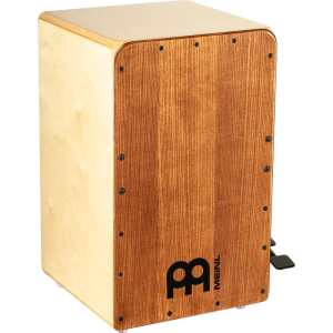 Meinl SCP100AWA Snarecraft Professional Series Cajon, American White Ash Frontplate with Snare Foot Switch